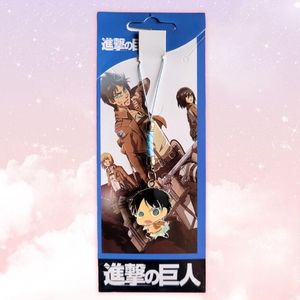 NWOT Attack on Titan/Shingeki No Kyojin Eren Yeager/Jaeger Chibi Cellphone Charm